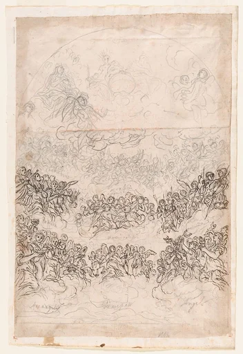 Coronation of the Virgin with the Heavenly Hosts.