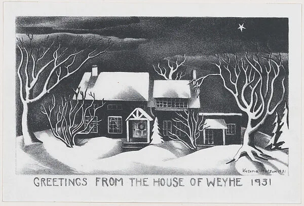 Christmas Card for Weyhe Gallery — Victoria Hutson Huntley