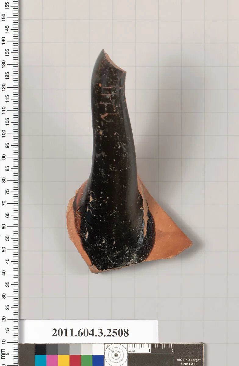 Terracotta fragment of a kylix (drinking cup) — Unknown