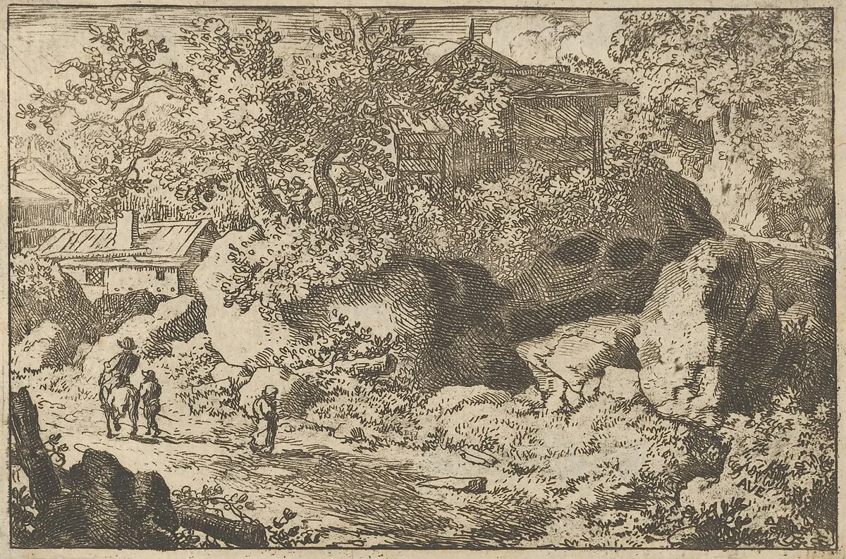 The Peasant on Horseback — Allart van Everdingen