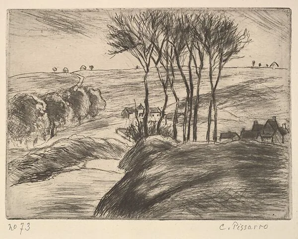 Landscape at Osny (Paysage à Osny) — Camille Pissarro|André Marty