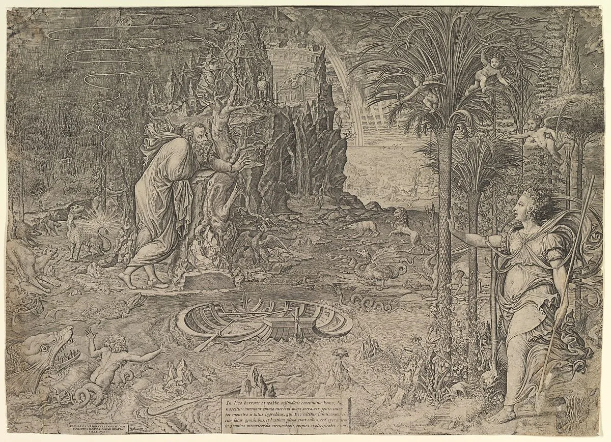 Allegory of Life — Giorgio Ghisi