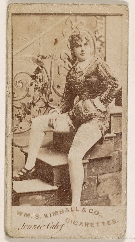 Jennie Calef, from the Actresses series (N203) issued by Wm. S. Kimball & Co. — William S. Kimball & Company