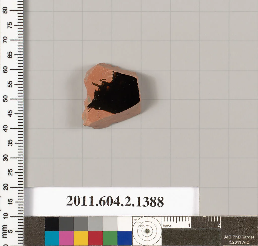 Terracotta fragment of a skyphos (deep drinking cup) — Unknown