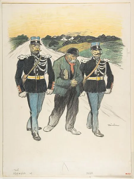 Les Miséreaux (Study for Dans la Vie) — Théophile-Alexandre Steinlen
