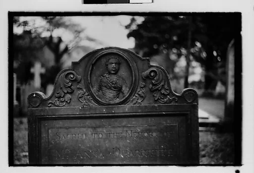 [Five 35mm Film Frames: Gravestone, Southeastern U.S.?]