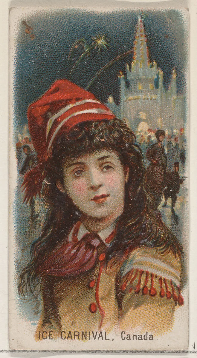 Ice Carnival, Canada, from the Holidays series (N80) for Duke brand cigarettes — W. Duke, Sons & Co.|George S. Harris & Sons