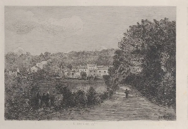 Landscape after Corot — Camille Corot|Ernest-Philippe Boetzel