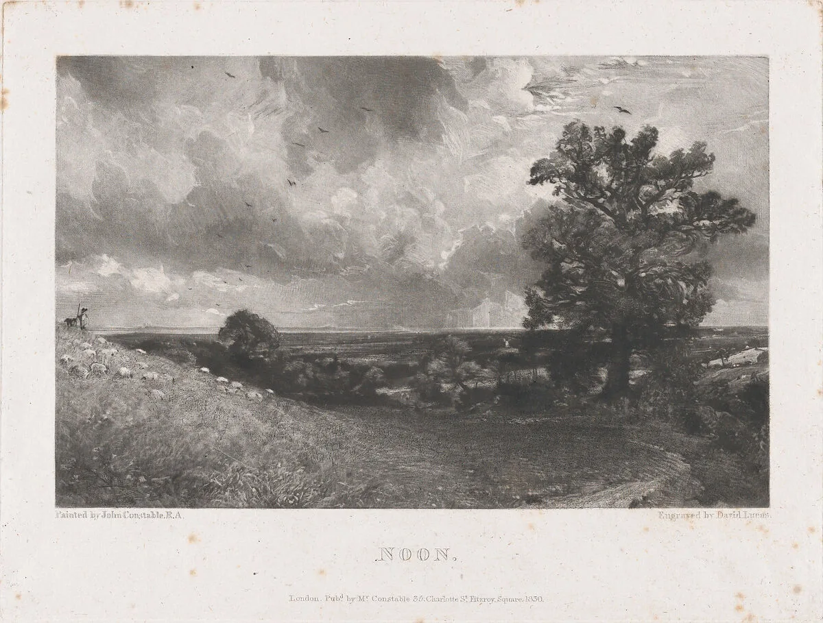 Noon — David Lucas|John Constable