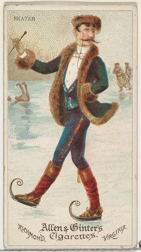 Skater, from World's Dudes series (N31) for Allen & Ginter Cigarettes