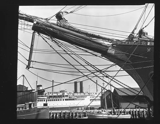 [Ship's Prow and Rigging, New Bedford, Massachusetts]