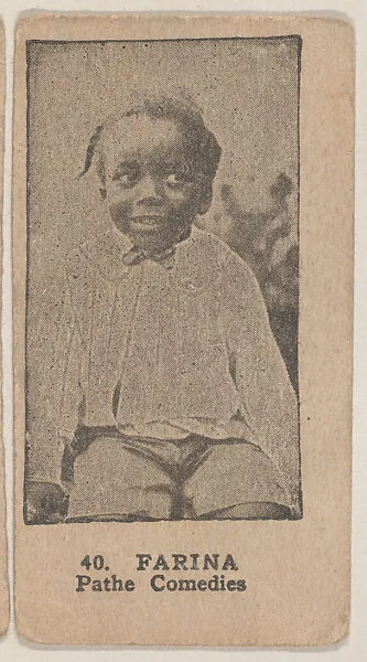 Farina, Pathé Comedies, strip card (W511) — Unknown