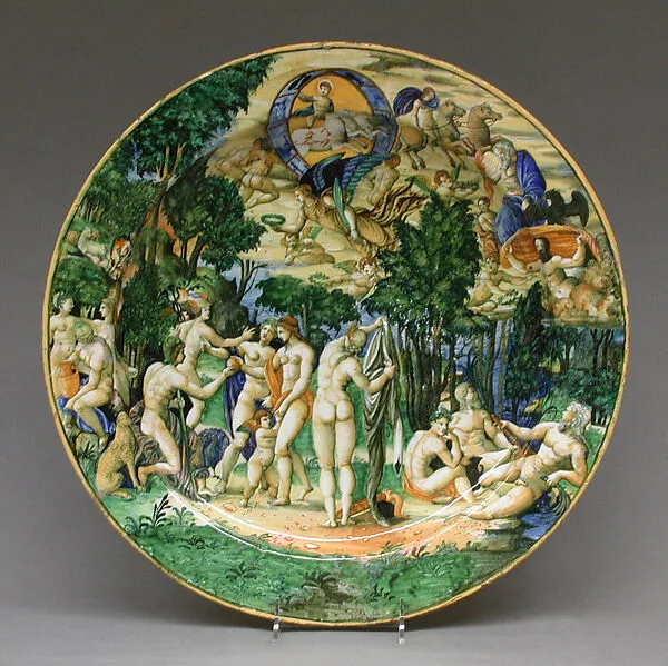 Dish — Marcantonio Raimondi|Raphael (Raffaello Sanzio or Santi)|Ferruccio Mengaroni