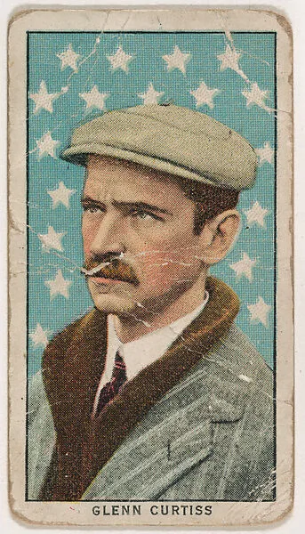 Glenn Curtiss, from the Sports Champions series (T229) — Kopec Cigarettes