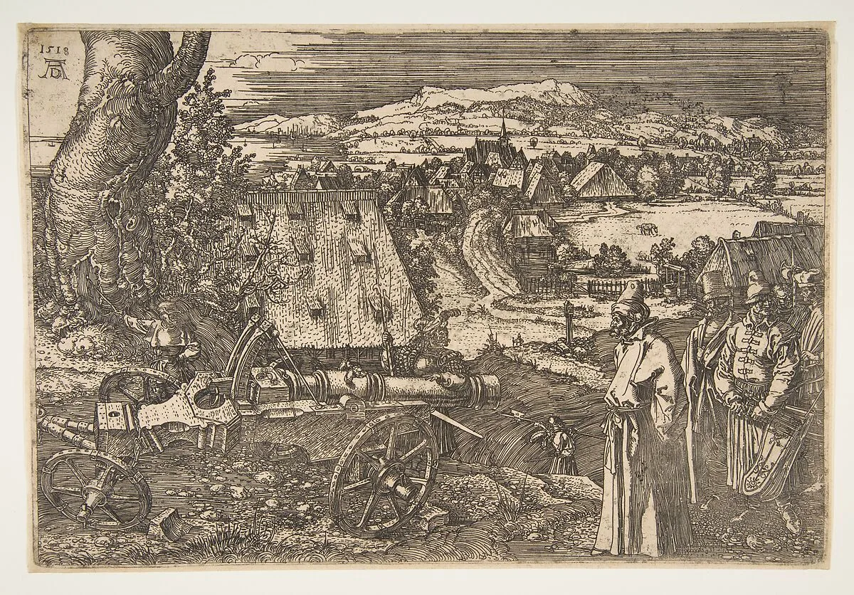 Landscape with a Cannon — Albrecht Dürer