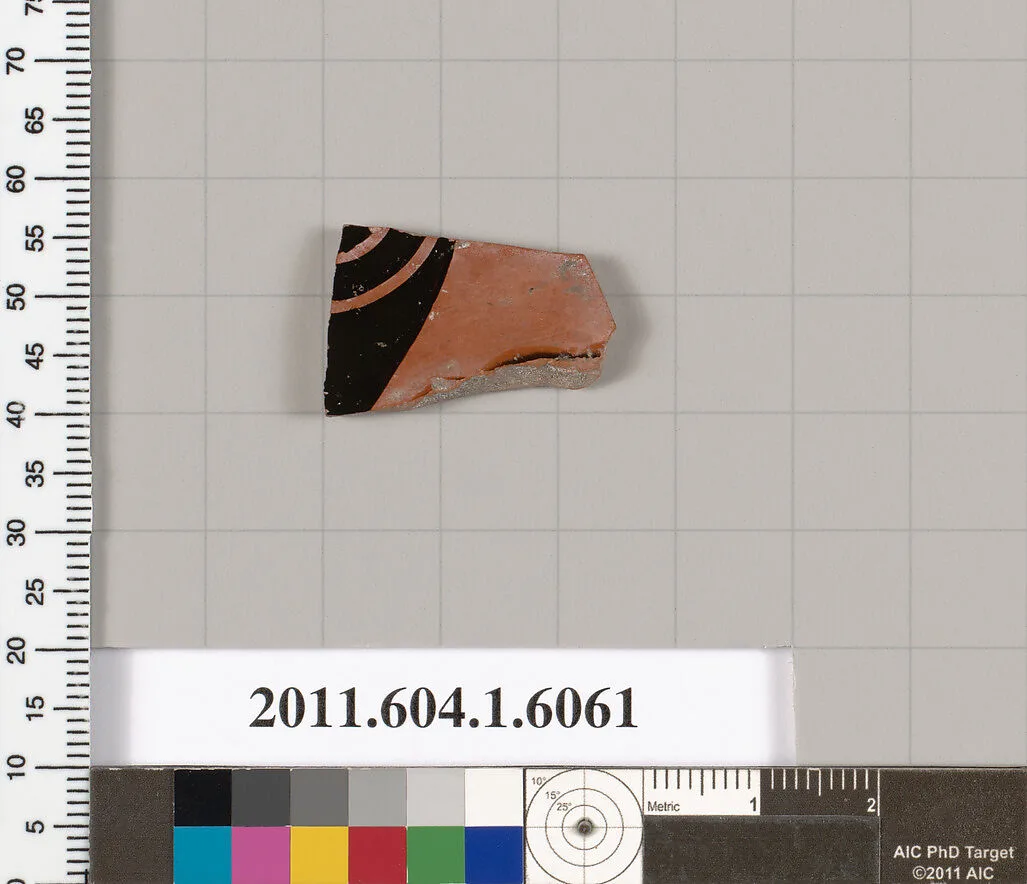 Terracotta fragment of a kylix (drinking cup) — Unknown
