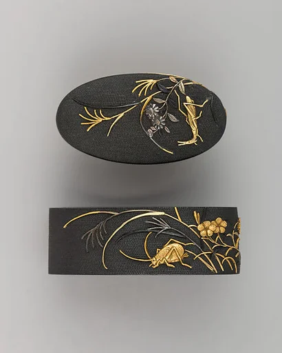 Sword-Hilt Collar and Pommel (Fuchigashira)