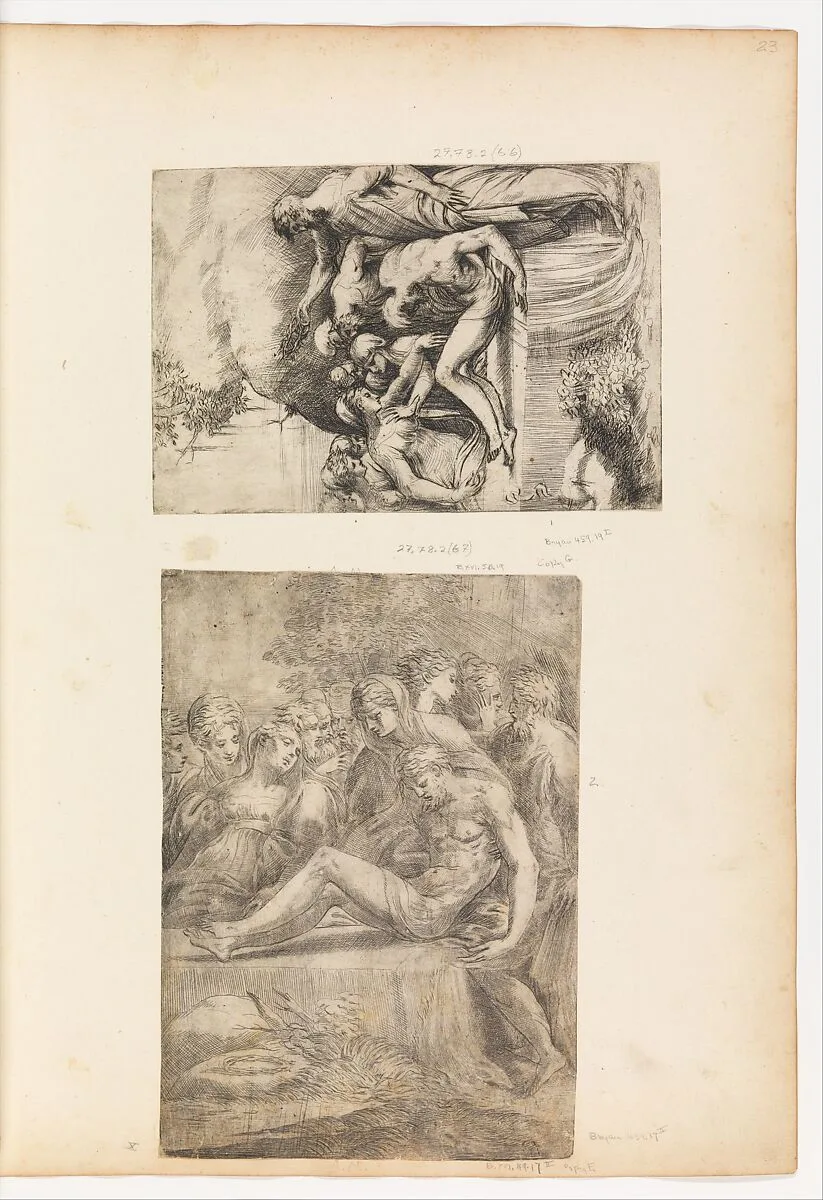 The Lamentation Over the Dead Christ — Andrea Schiavone (Andrea Meldola)