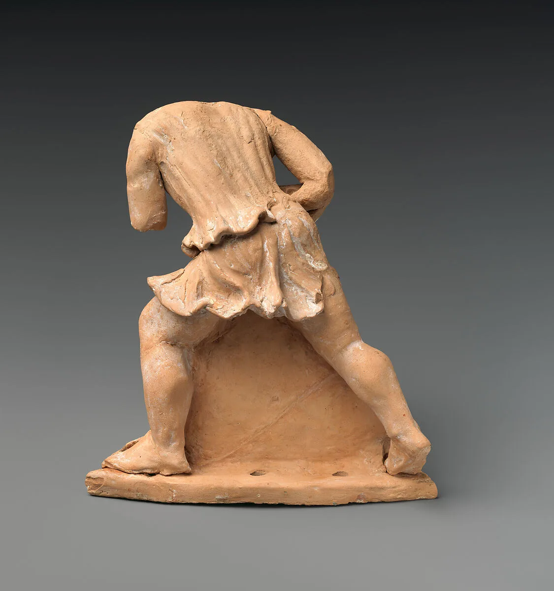 Terracotta relief detached from a funnel-jar — Unknown