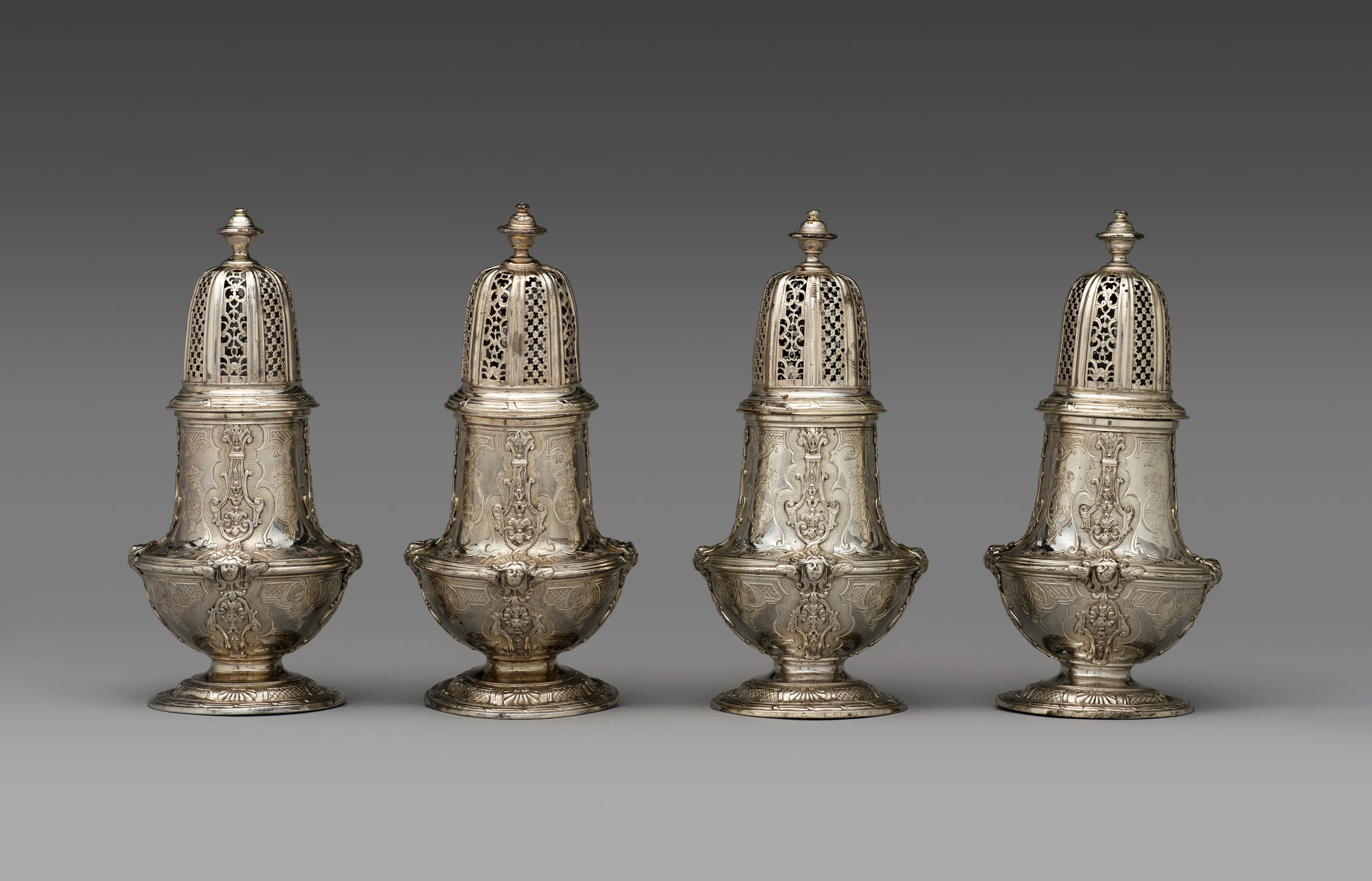 Set of four casters — Paul de Lamerie