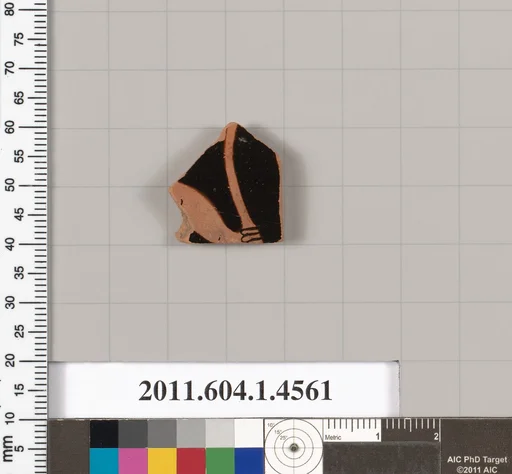 Terracotta fragment of a kylix (drinking cup)