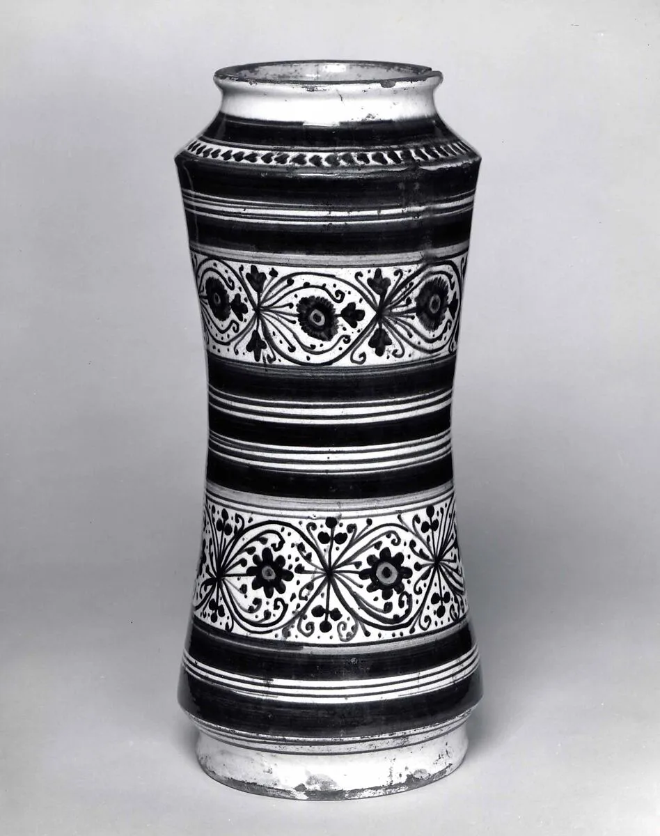 Apothecary jar (albarello) — Unknown