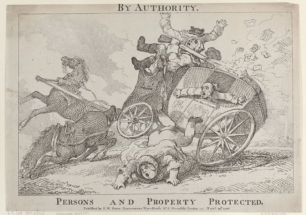 By Authority. Persons and Property Protected — Thomas Rowlandson|S. W. Fores