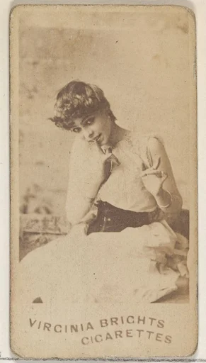 From the Actors and Actresses series (N45, Type 5) for Virginia Brights Cigarettes
