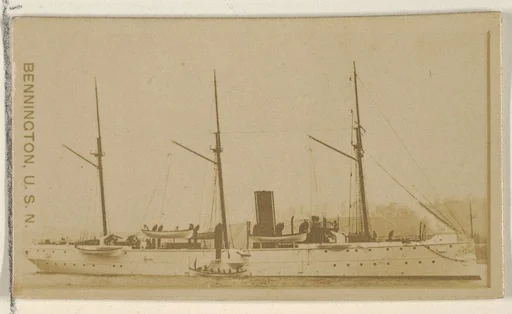 Bennington, U.S.N., from the Famous Ships series (N50) for Virginia Brights Cigarettes