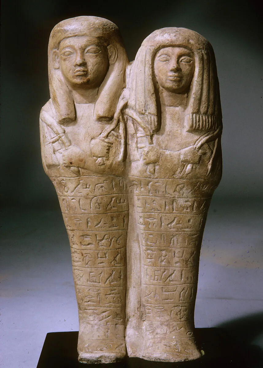 Double Shabti of Khaemwaset and Mesyt — Unknown