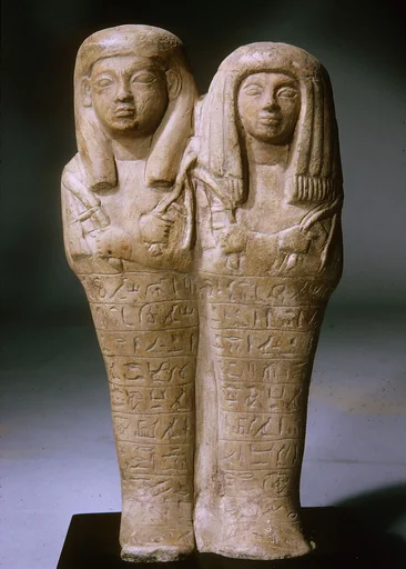 Double Shabti of Khaemwaset and Mesyt
