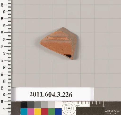 Terracotta fragment of a neck-amphora of Nicosthenic shape (jar)