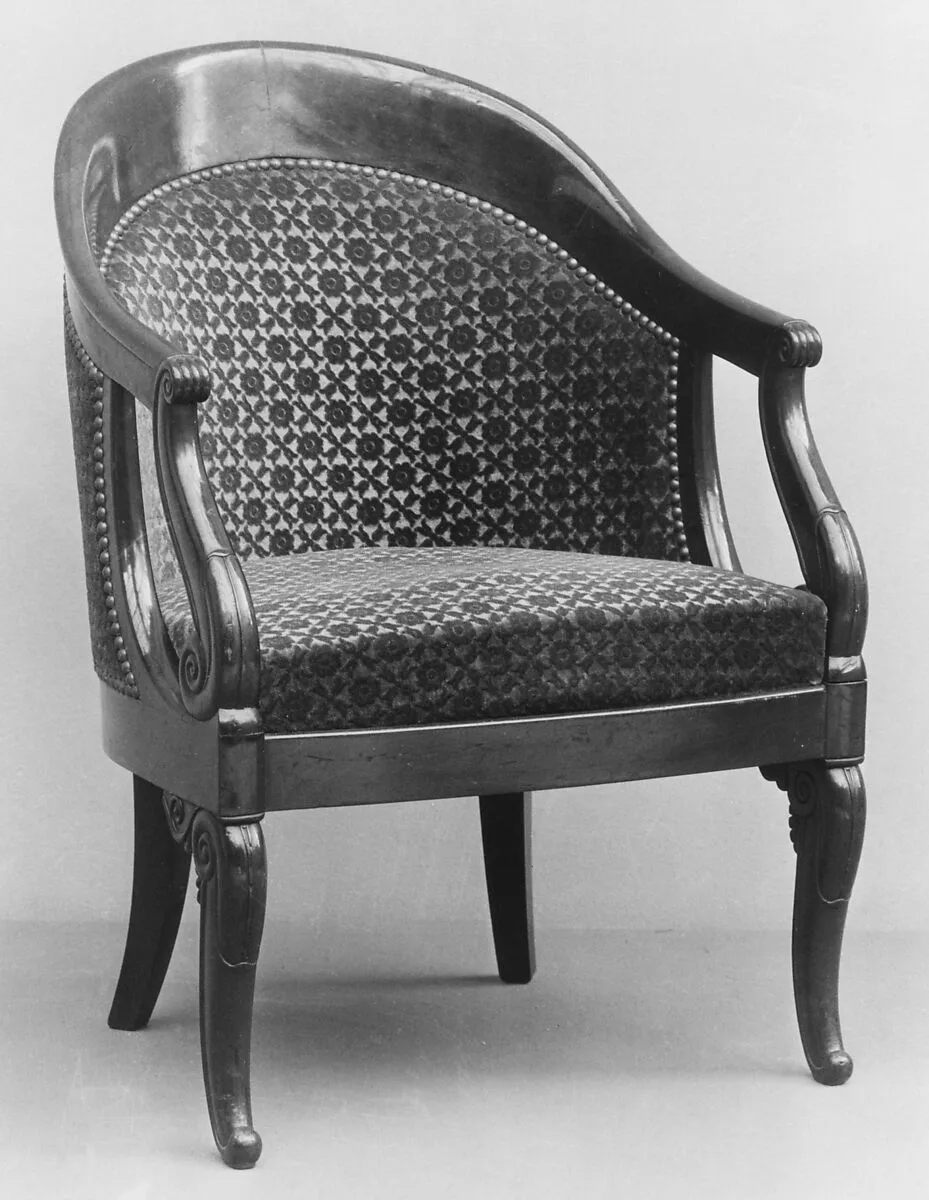 Armchair (bergère en gondole) — Unknown