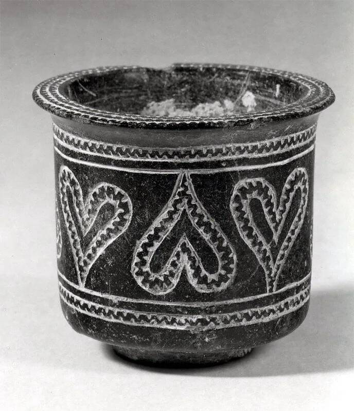 Cup with incised decoration — Unknown