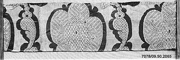 Brocaded Textile Fragment — Unknown