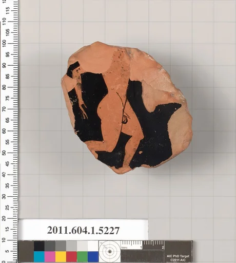 Terracotta fragment of a kylix (drinking cup)