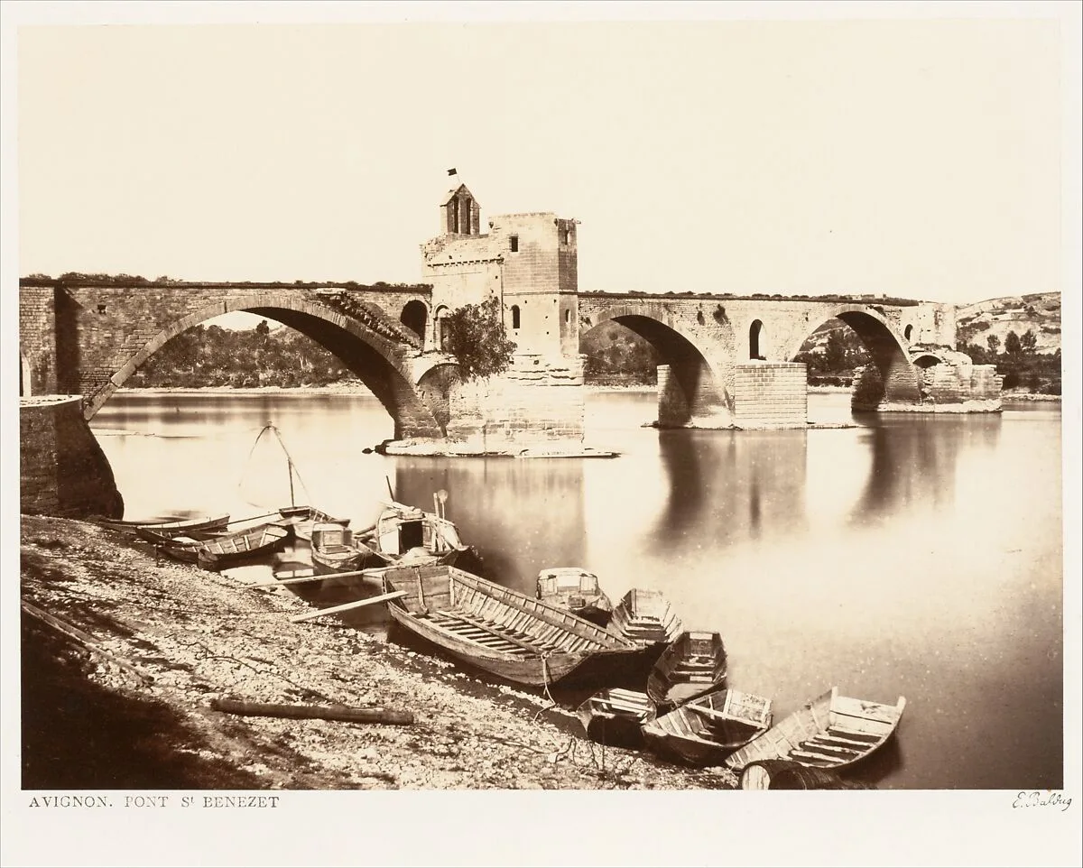 Avignon, Pont St. Bénezet — Edouard Baldus