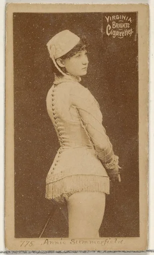 Card 775, Annie Summerfield, from the Actors and Actresses series (N45, Type 2) for Virginia Brights Cigarettes