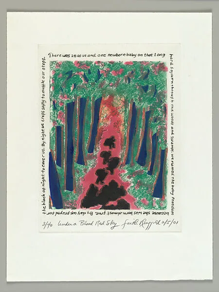 Under a Blood Red Sky — Faith Ringgold