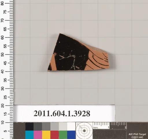 Terracotta fragment of a kylix (drinking cup)