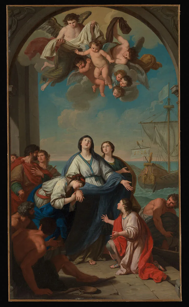 The Departure of Saints Paula and Eustochium for the Holy Land — Giuseppe Bottani