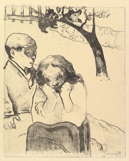 Human Misery, from the Volpini Suite: Dessins lithographiques