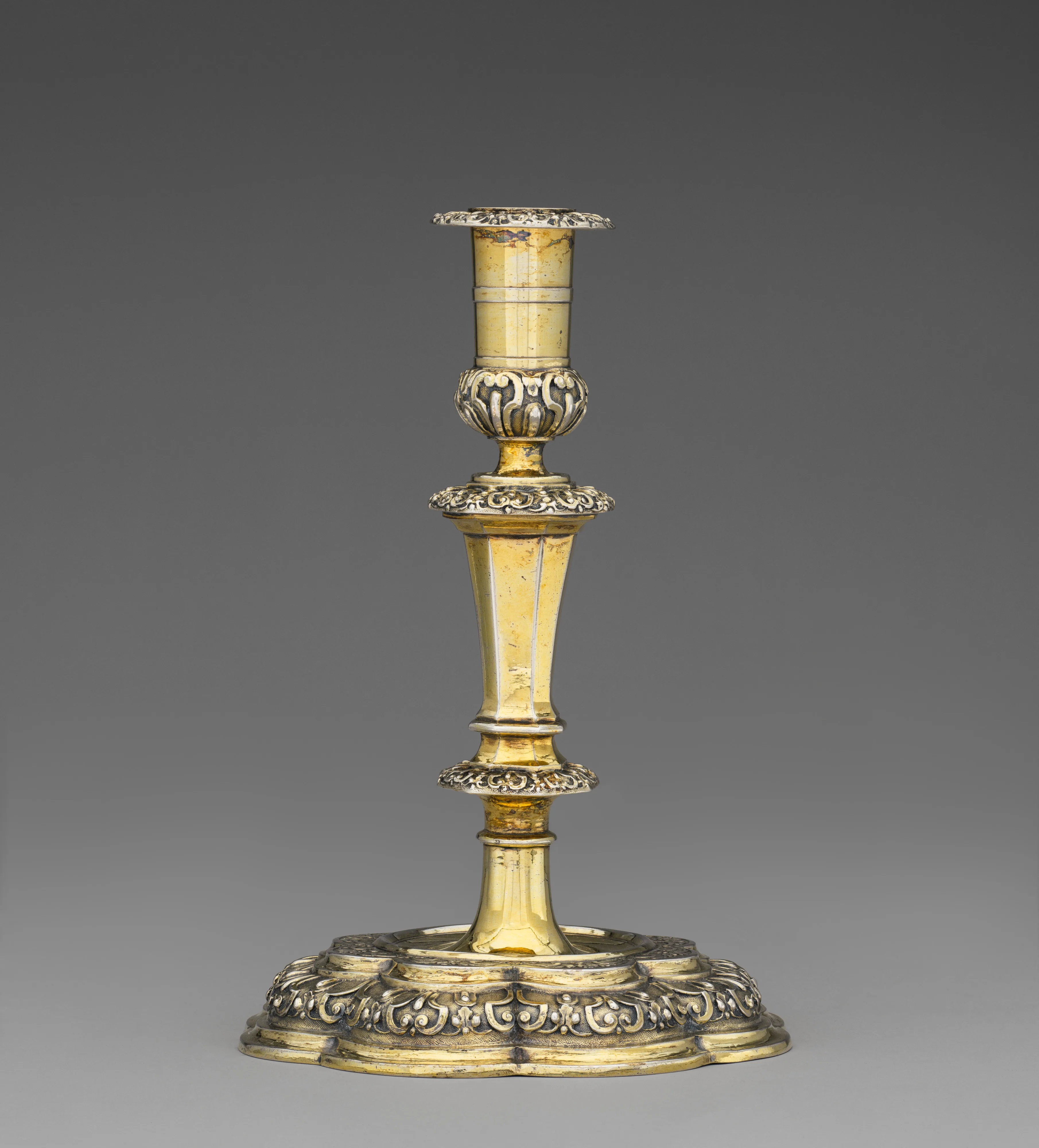 Candlestick (part of a set of four) — (Johann) Daniel Schäffler I