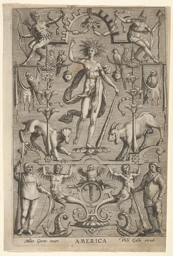 Allegory of America, from "The Four Continents"