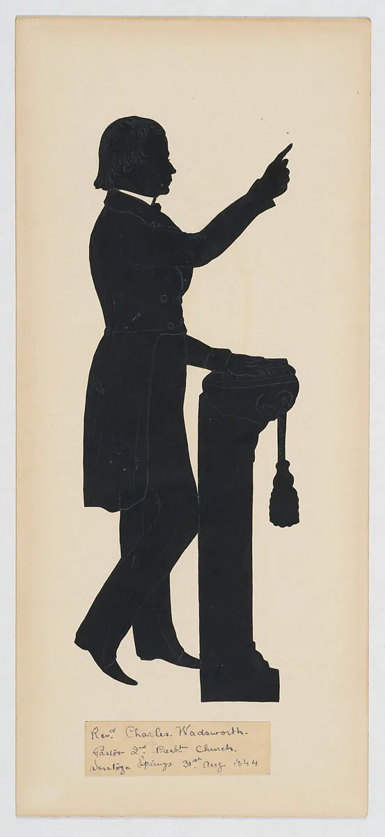 Reverend Charles Wadsworth — Auguste Edouart