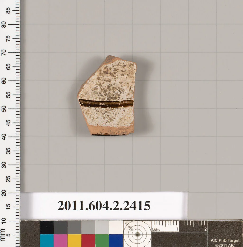 Terracotta rim fragment of a kantharos (drinking cup with high handles)? — Unknown