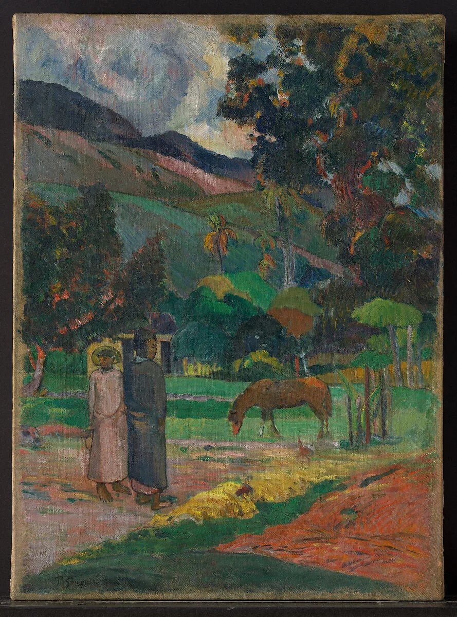 Tahitian Landscape — Paul Gauguin
