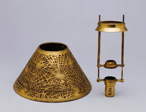 Candle Shade and Support — Louis C. Tiffany|Tiffany Studios
