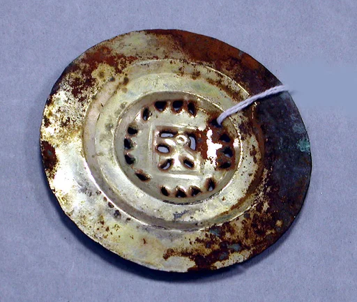 Copper Disk Ornament