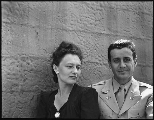 [Unidentified Couple on Roof of 441 East 92nd Street Apartment Building?, New York City]